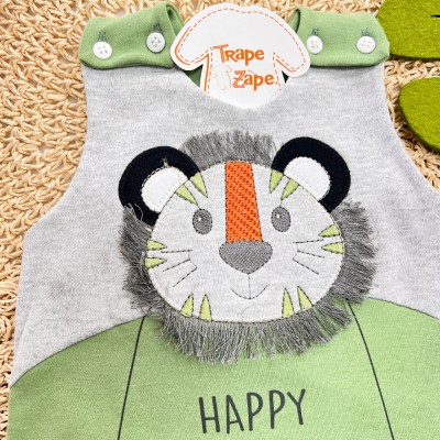 Banho de Sol Happy Little Lion - Verde e Mescla